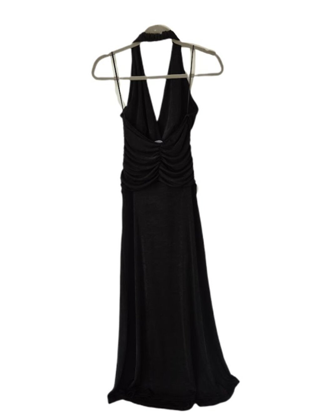 NWT Reformation Everlynn Knit Maxi Dress Halter Black Small - Picture 7 of 11